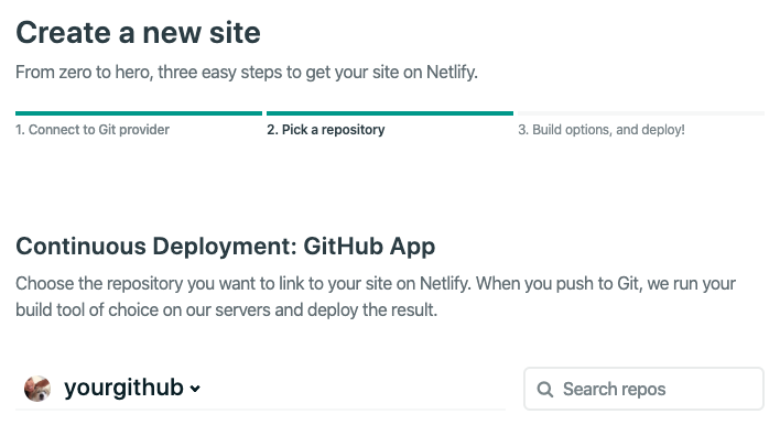 Netlify Ember Default Deploy Settings